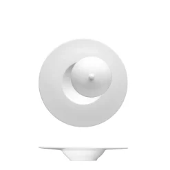 25 cm - Costa Verde Saturno Piatto Fondo In Porcellana - Set 4 Pz