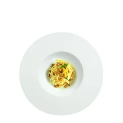 25 cm - Costa Verde Saturno Piatto Fondo In Porcellana - Set 12 Pz