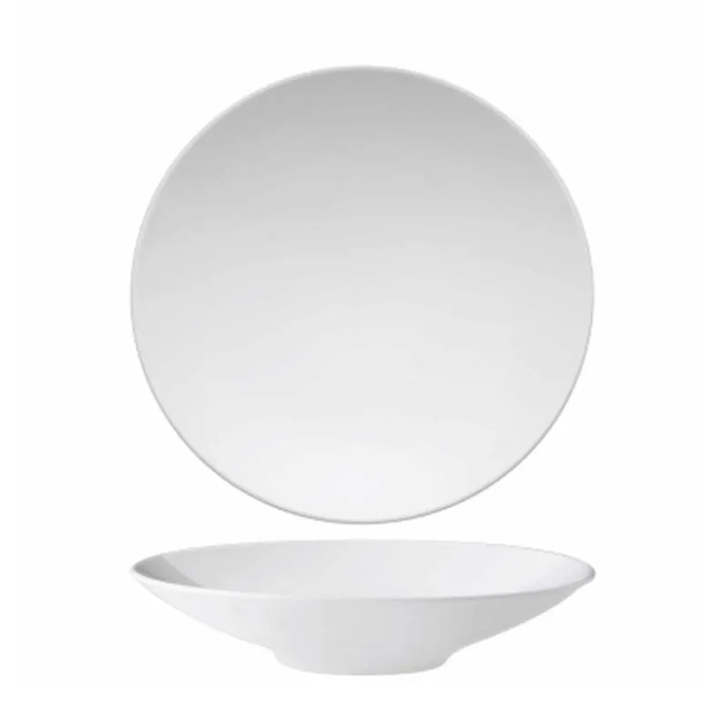 26.4 cm - Essentia Coup Piatto Fondo In Porcellana - Set 6 Pz