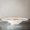 27 cm - Essentia Ligne D'Or Piatto Pasta In Porcellana - Set 6 Pz