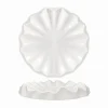 28.5 cm - Essentia Magnesium Clif Piatto Presentazione In Porcellana Set 2 Pz