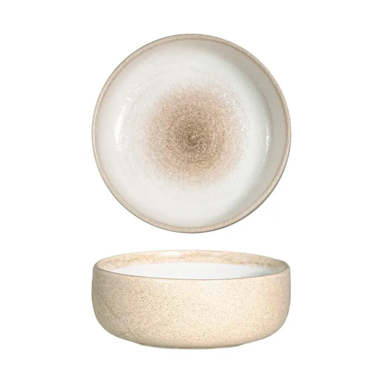 16 cm - Gemscape Sabbia Coppa Insalatiera In Porcellana Set 6 Pz