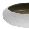 27 cm - Genesys Evo Grey Piatto Presentazione Alto a Nido In Porcellana