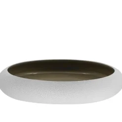 27 cm - Genesys Evo Grey Piatto Presentazione Alto a Nido In Porcellana