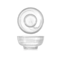 10.5 cm - H&H Alabastro Coppa Dessert Macedonia In Vetro - Set 6 Pz