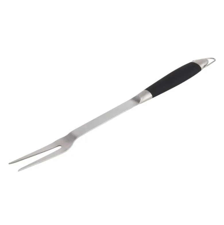 44 cm - Ilsa Forchettone BBQ In Acciaio Inox Con Manico Soft Touch
