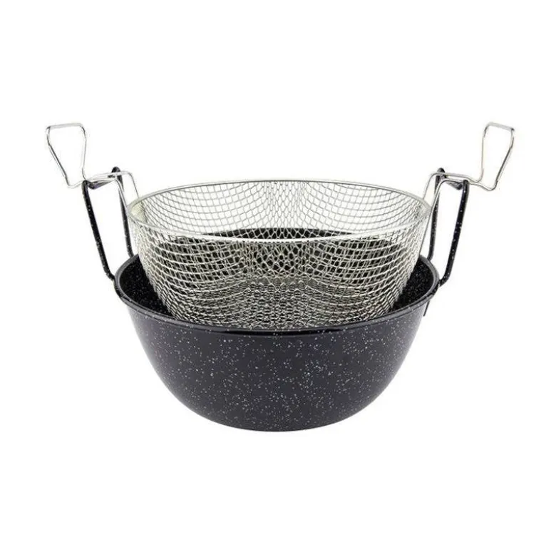 32 cm - Ilsa Friggitrice Con Cestello In Ferro