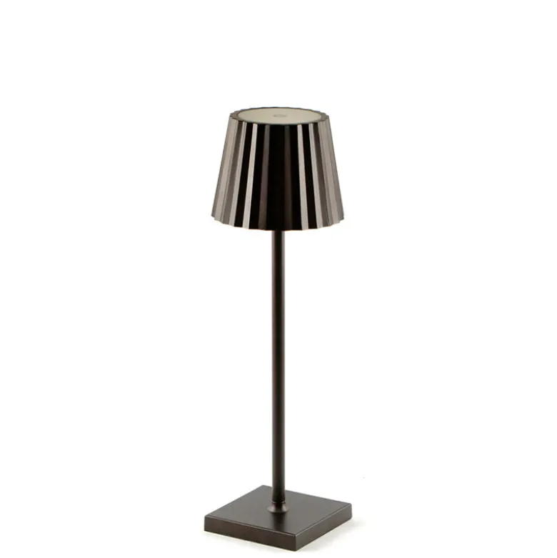 38 cm - K-Light Lampada Da Tavolo In Alluminio