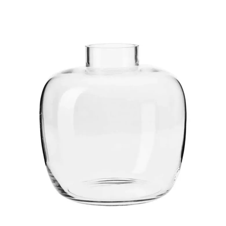28 cm - Krosno Latitude Vaso Bombato In Vetro Sonoro