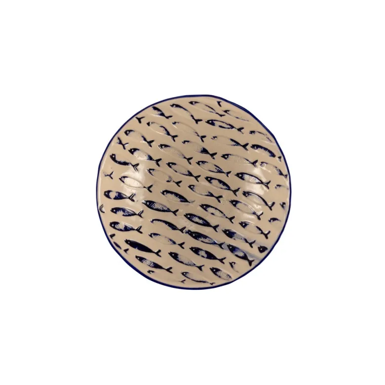 19 cm - Le Coq Thalassios Coppa Rotonda In Stoneware Set 6 Pz