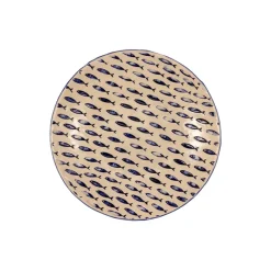 26 cm - Le Coq Thalassios Piatto Fondo In Stoneware Set 4 Pz