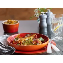 22 cm - Le Creuset Arte Della Tavola Vancouver Piatto Fondo In Gres Vetrificato