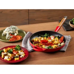 22 cm - Le Creuset Arte Della Tavola Vancouver Piatto Frutta In Gres Vetrificato
