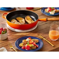 22 cm - Le Creuset Arte Della Tavola Vancouver Piatto Frutta In Gres Vetrificato