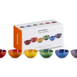 12 cm - Le Creuset Arte Della Tavola Vancouver Ciotola Snack In Gres Vetrificato Set 6 Pz