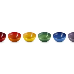 12 cm - Le Creuset Arte Della Tavola Vancouver Ciotola Snack In Gres Vetrificato Set 6 Pz