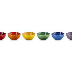 12 cm - Le Creuset Arte Della Tavola Vancouver Ciotola Snack In Gres Vetrificato Set 6 Pz