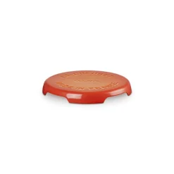 22 cm - Le Creuset BBQ Outdoor Evolution Sottopentola Rotonda In Ghisa Vetrificata