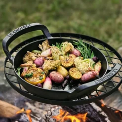 25 cm - Le Creuset BBQ Outdoor Grill Rotondo In Ghisa