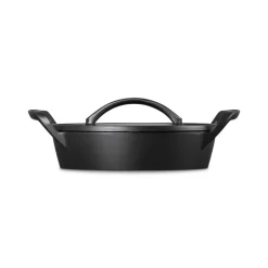 28 cm - Le Creuset BBQ Outdoor Tegame Basso Rotondo In Ghisa Vetrificata