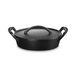 28 cm - Le Creuset BBQ Outdoor Tegame Basso Rotondo In Ghisa Vetrificata