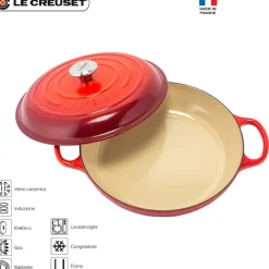 30 cm - Le Creuset Cocotte Evolution Tegame Basso Rotondo In Ghisa