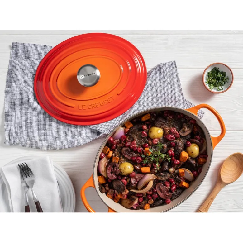 29 cm - Le Creuset Cocotte Evolution Casseruola Ovale In Ghisa