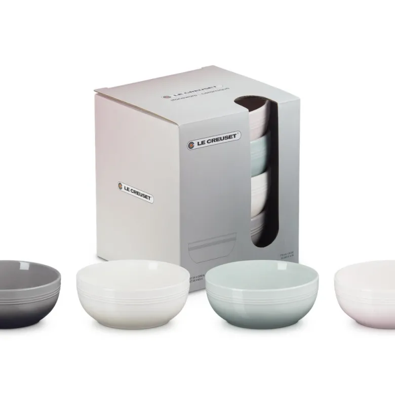 16 cm - Le Creuset Coupe Ciotola Cereali In Gres Vetrificato Set 4 Pz