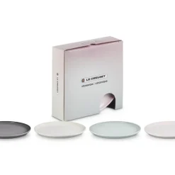 22 cm - Le Creuset Coupe Piatto Frutta In Gres Vetrificato - Set 4 Pz