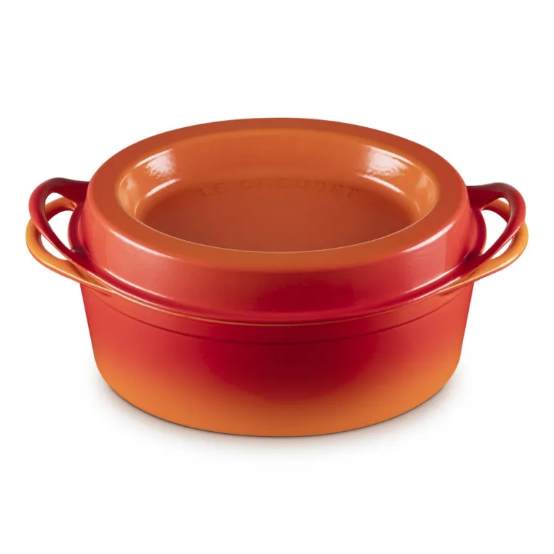 32 cm - Le Creuset Doufeu Casseruola Ovale In Ghisa Vetrificata