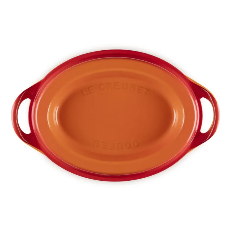 32 cm - Le Creuset Doufeu Casseruola Ovale In Ghisa Vetrificata