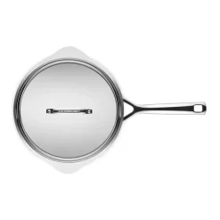 24 cm - Le Creuset Essential Padella Alta Dello Chef Antiaderente Con Doppio Becco In Alluminio