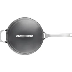 26 cm - Le Creuset Essential Padella Sautè con Coperchio Antiaderente Con Rivestimento In Ceramica In Acciaio Inox