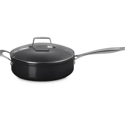 26 cm - Le Creuset Essential Padella Sautè con Coperchio Antiaderente Con Rivestimento In Ceramica In Acciaio Inox