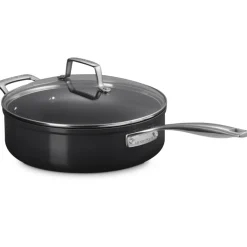 26 cm - Le Creuset Essential Padella Sautè con Coperchio Antiaderente Con Rivestimento In Ceramica In Acciaio Inox