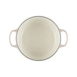 26 cm - Le Creuset Evolution Cocotte Rotonda Con Coperchio a Fiore In Ghisa Vetrificata