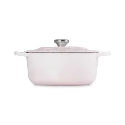 26 cm - Le Creuset Evolution Cocotte Rotonda Con Coperchio a Fiore In Ghisa Vetrificata
