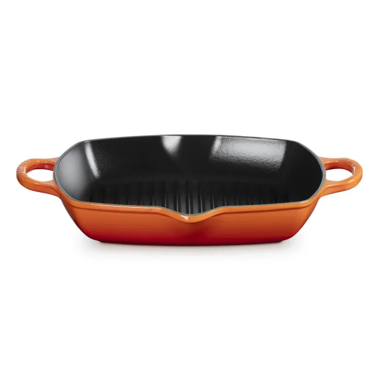 30 cm - Le Creuset Evolution Grill Bistecchiera Quadrato Profondo In Ghisa Vetrificata