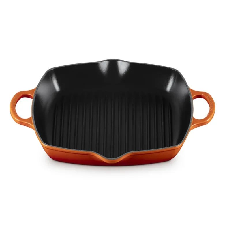 30 cm - Le Creuset Evolution Grill Bistecchiera Quadrato Profondo In Ghisa Vetrificata