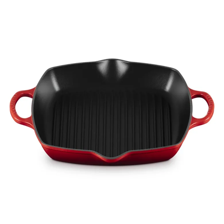30 cm - Le Creuset Evolution Grill Bistecchiera Quadrato Profondo In Ghisa Vetrificata