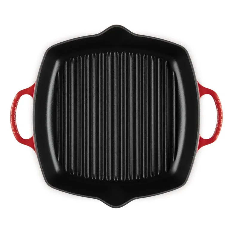 30 cm - Le Creuset Evolution Grill Bistecchiera Quadrato Profondo In Ghisa Vetrificata