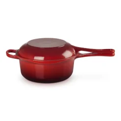 22 cm - Le Creuset Evolution 2in1 Casseruola Con Coperchio Multifunzione In Ghisa Vetrificata