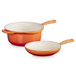 22 cm - Le Creuset Evolution 2in1 Casseruola Con Coperchio Multifunzione In Ghisa Vetrificata