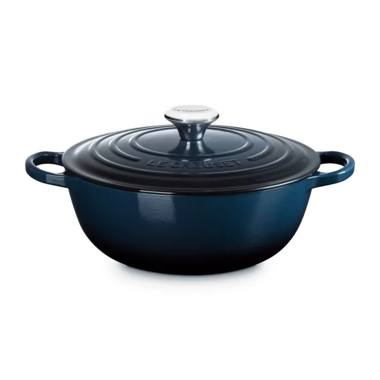 26 cm - Le Creuset Evolution Marmitta Casseruola Rotonda In Ghisa Vetrificata
