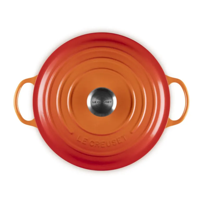 26 cm - Le Creuset Evolution Marmitta Casseruola Rotonda In Ghisa Vetrificata