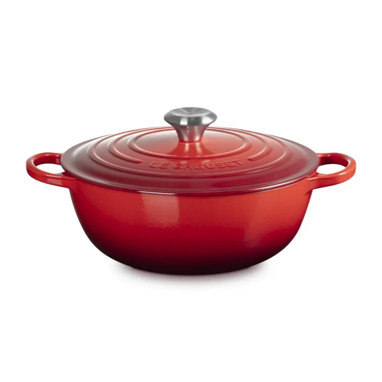 26 cm - Le Creuset Evolution Marmitta Casseruola Rotonda In Ghisa Vetrificata