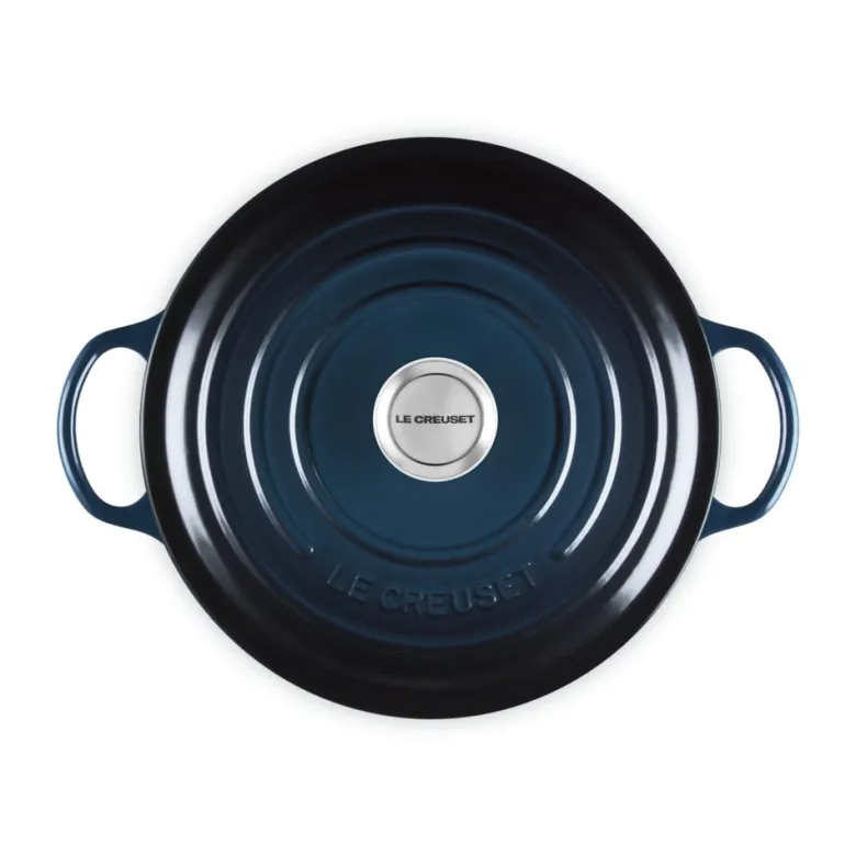26 cm - Le Creuset Evolution Marmitta Casseruola Rotonda In Ghisa Vetrificata