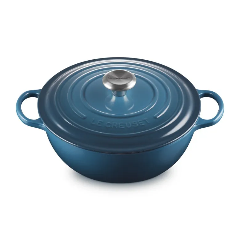 26 cm - Le Creuset Evolution Marmitta Casseruola Rotonda In Ghisa Vetrificata