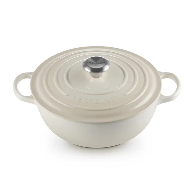 26 cm - Le Creuset Evolution Marmitta Casseruola Rotonda In Ghisa Vetrificata