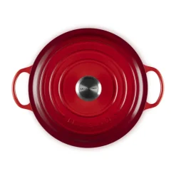 26 cm - Le Creuset Evolution Marmitta Casseruola Rotonda In Ghisa Vetrificata